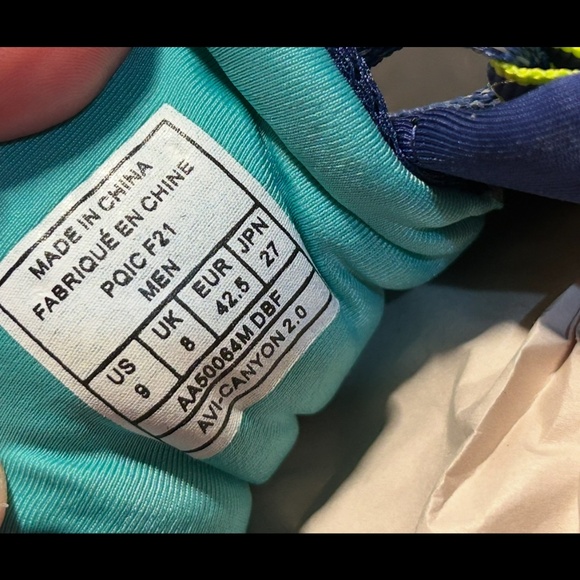 AVIA Avi-Canyon 2.0 Trail Running Shoes Sneakers Blue/Black Mens 9 - Picture 11 of 15